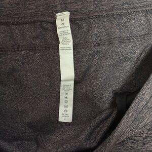 Lululemon Purple Heathered Leggings
